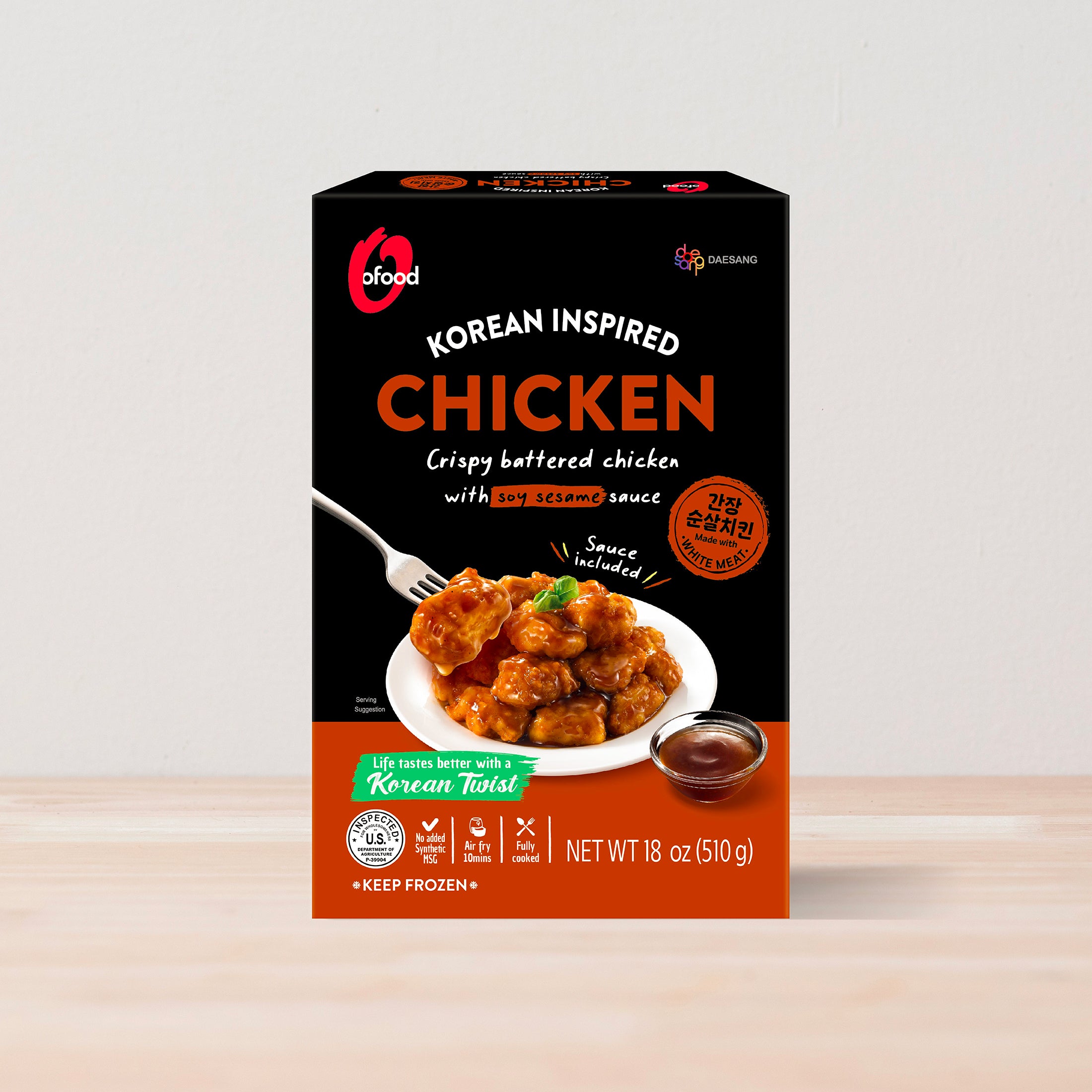 Korean Style Chicken with Soy Sesame Sauce