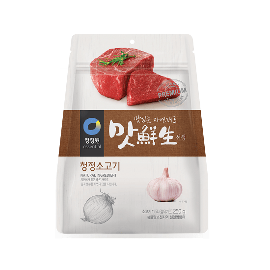 Natural Seasoning (Beef) Pouch 맛선생 소고기 from 청정 from 청정원 – O'Food USA