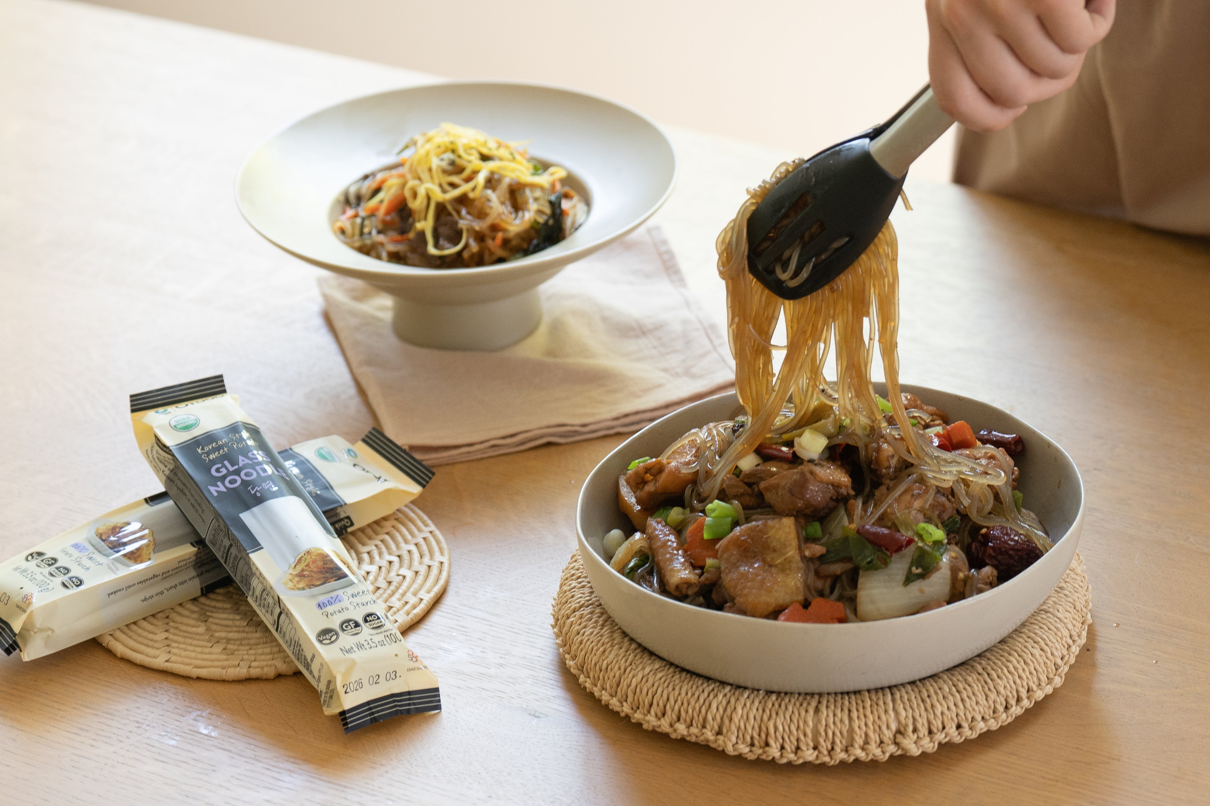 Braised Chicken with Glass Noodles (Jjimdak)