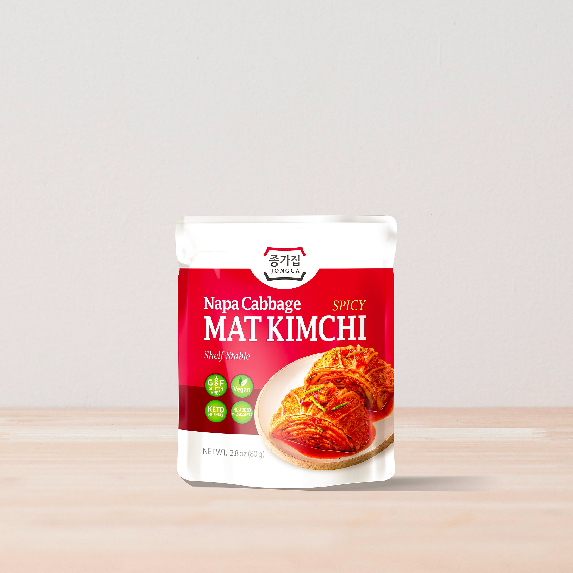 (Product of US) Jongga Kimchi Pouch (Shelf-Stable) 2.8 oz