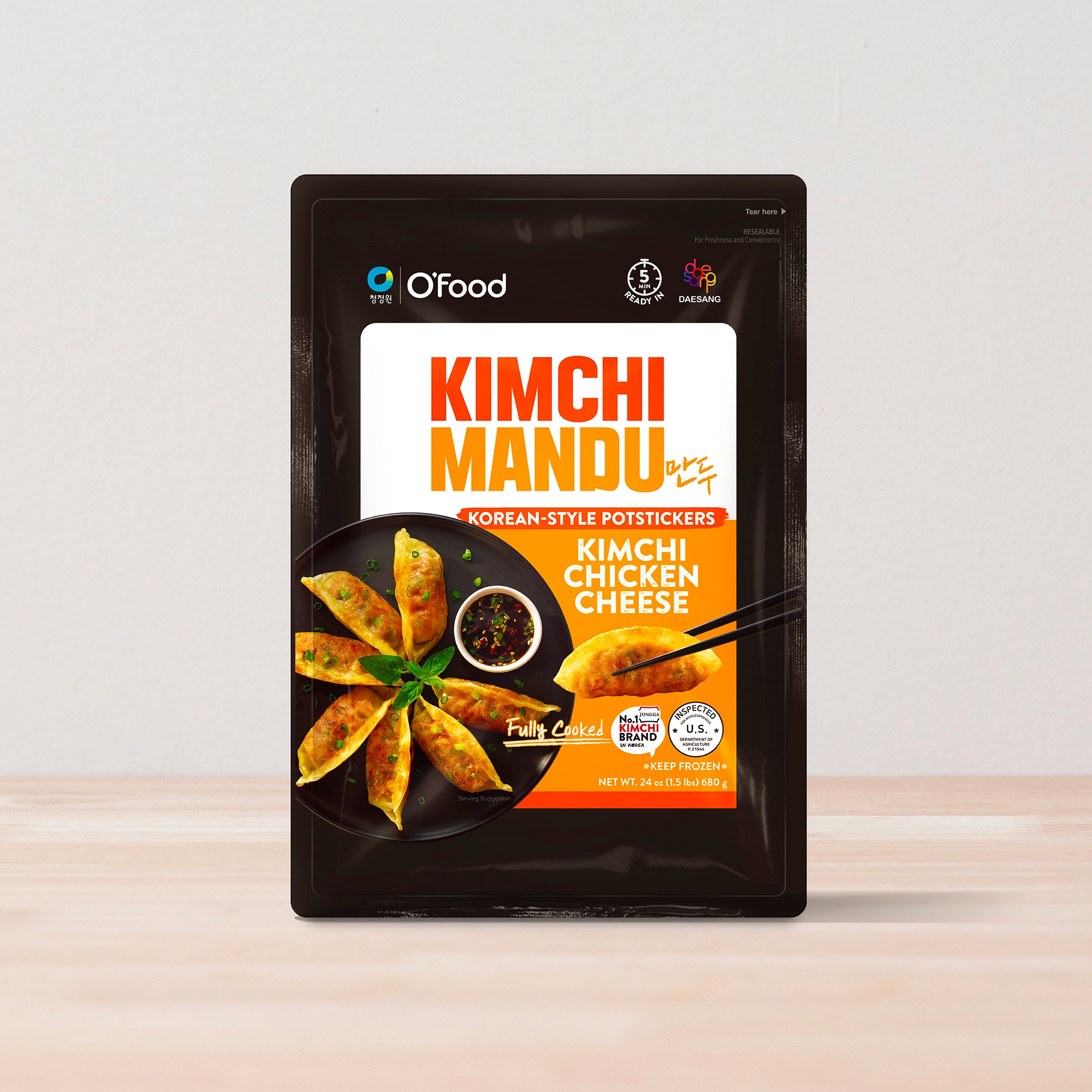 Kimchi Chicken Cheese Dumpling